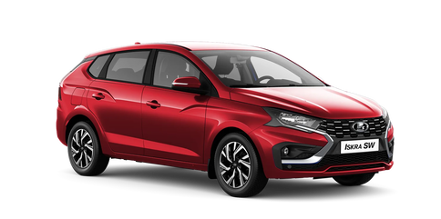 Lada Iskra sw Бордовый